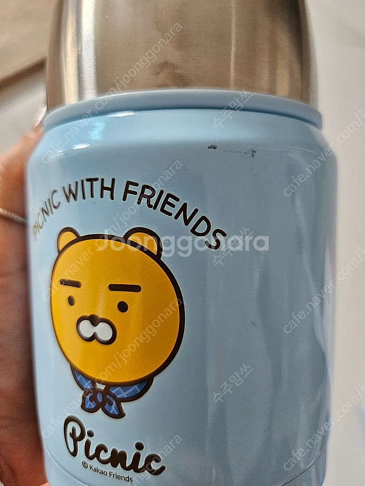 카카오프렌즈 보온죽통 새상품 두개일괄--4