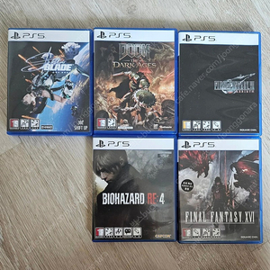 PS5 파이널판타지 리버스,바이오하자드4,모던워페어2 판매 합니다^^