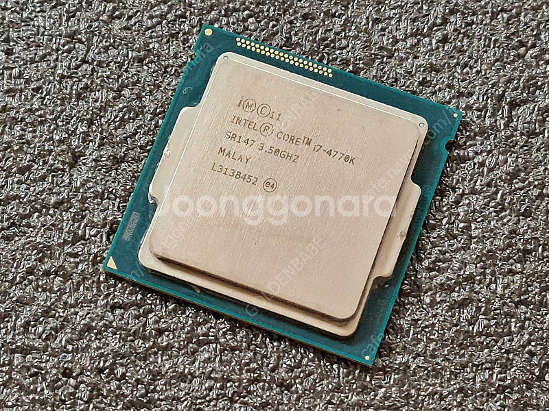 인텔 i7 4770k 하스웰 CPU 4.5만원 반택포--0