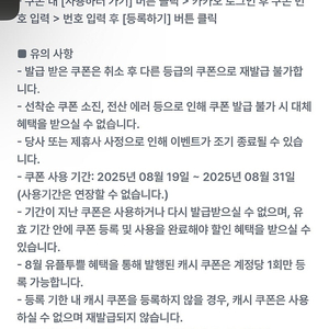 카카오페이지 3000캐시 2000원