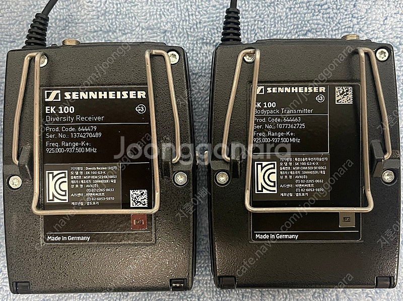 SENNHEISER ew100 G3 무선마이크--1