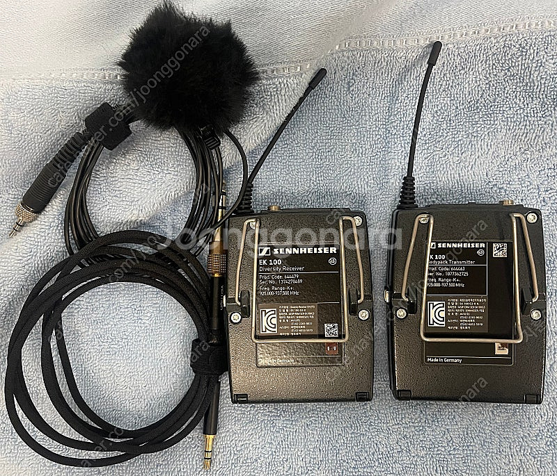 SENNHEISER ew100 G3 무선마이크--3