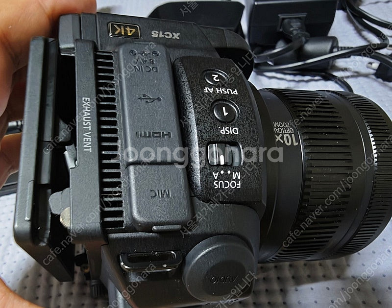 캐논XC15 4K 카메라와 소니마이크--4