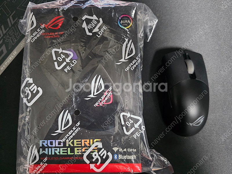 ASUS ROG KERIS 유무선 마우스 판매합니다.--0