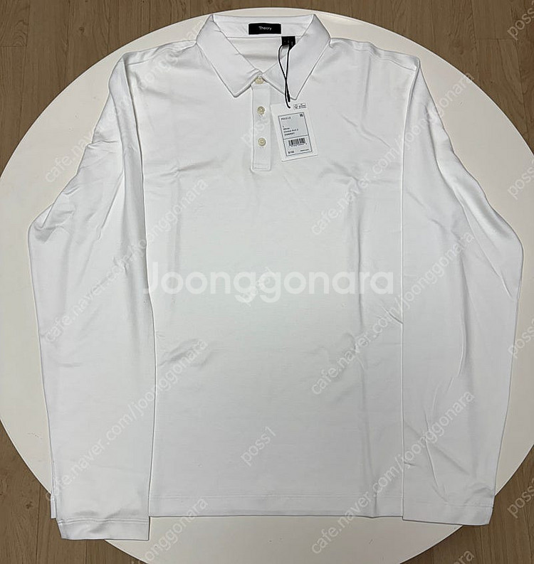 띠어리 클린턴 니트 폴로 카라 롱술리브티 L 105 화...--0