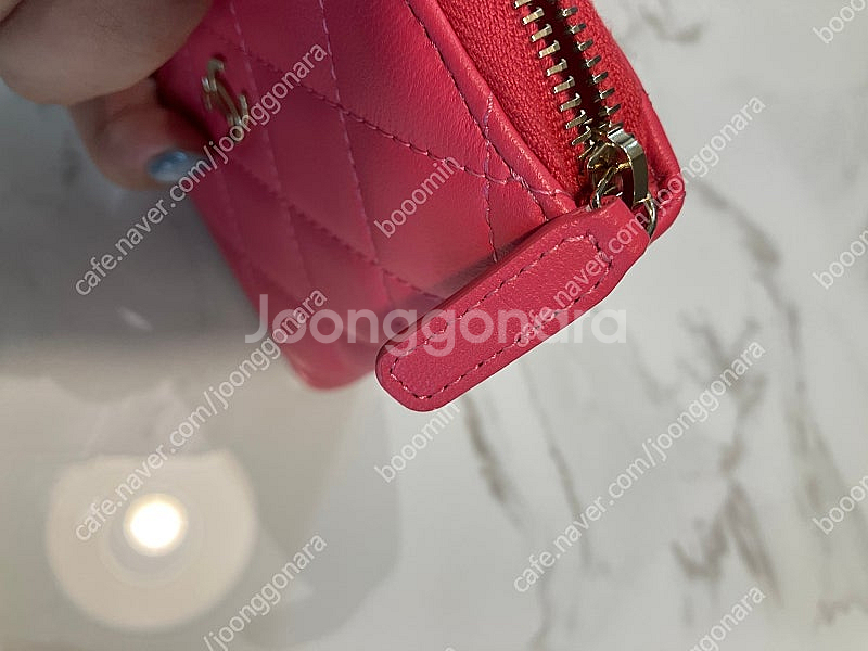 정품 샤넬 클래식 지퍼돌이 카드지갑--5