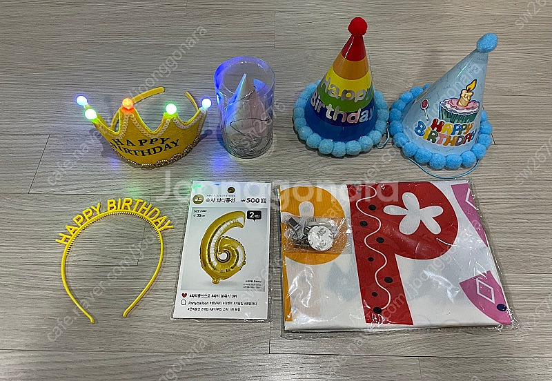 생일 파티 용품 세트--0