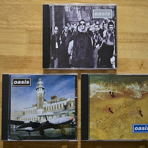 CD 음반 oasis 오아시스 싱글 3장