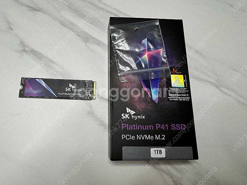 SK하이닉스 P41 NVMe SSD 1TB 신품급+방열...--0