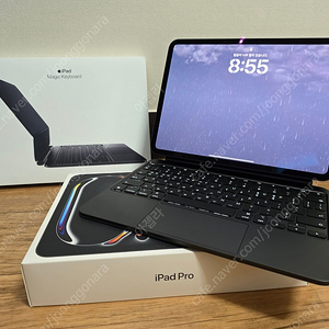 아이패드 프로 m4 11인치 256 와이파이 블랙+매직키보드 팝니다