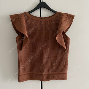 한섬 마인 러플 니트