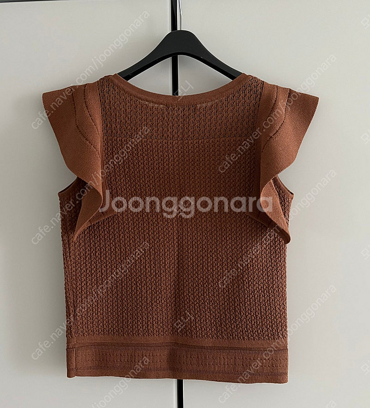 한섬 마인 러플 니트--1