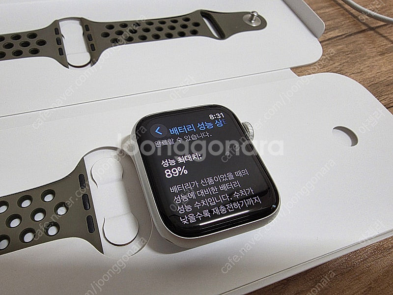 애플워치 SE 2 (2022) 44mm 실버 셀룰러 팝...--1