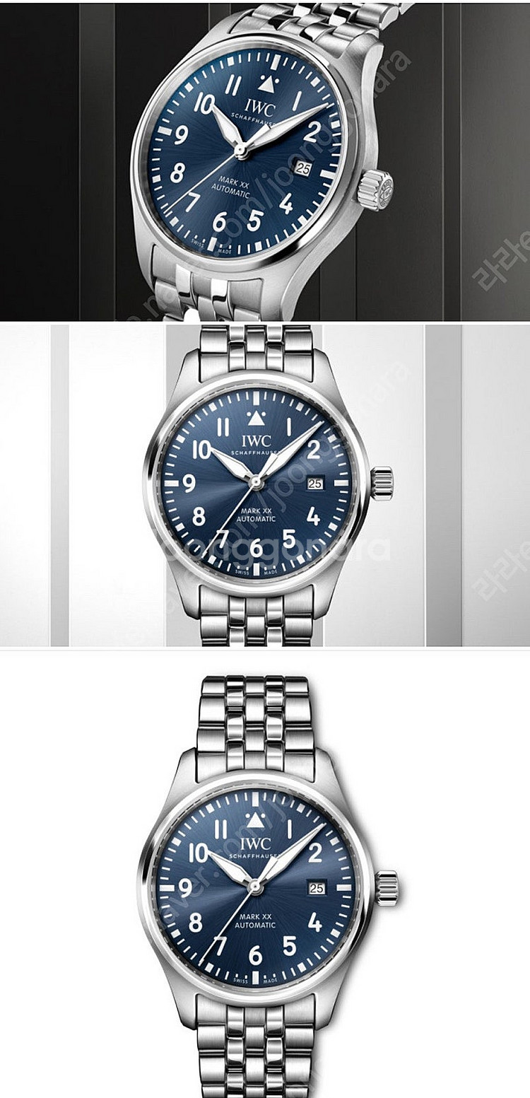 iwc 마크 20 청판 브레이슬릿 -> 문워시 신형 사...--0
