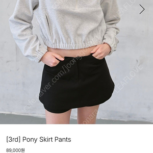 릴리코츠 포니팬츠 블랙 s 새상품