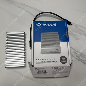 OWC Express 1M2 NVMe M.2 외장하드케이스 서린 정품