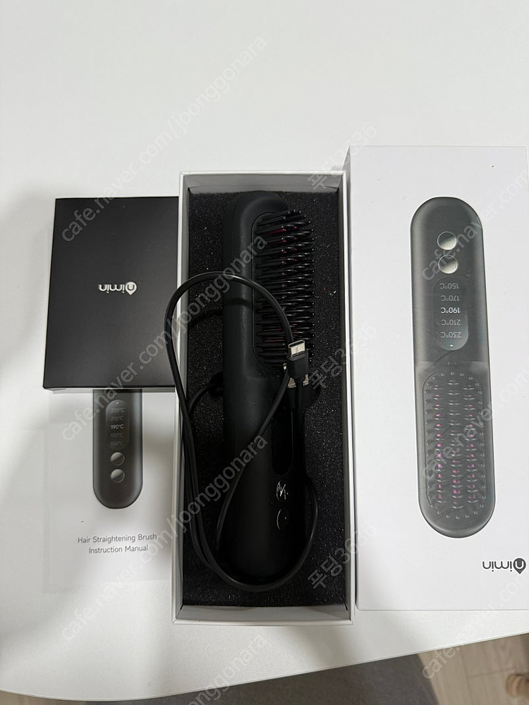 nimin 빗 고데기 무선 헤어 스타일러 매직기 충전식 이미지