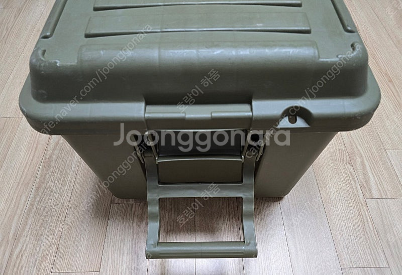 대용량 바퀴 달린 85L 플라스틱 수납 정리함--1