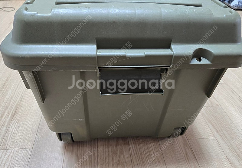 대용량 바퀴 달린 85L 플라스틱 수납 정리함--2