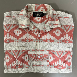 RRL 시어서커 캠프 셔츠