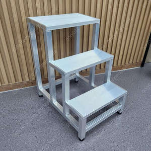 3단 알미늄 작업계단 3단발판