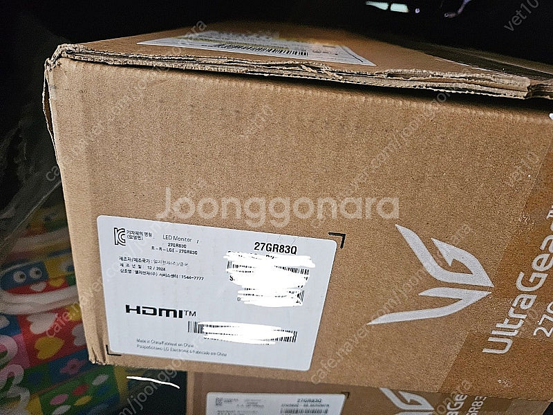 LG 울트라기어 게이밍모니터 27GR83Q 미개봉--2