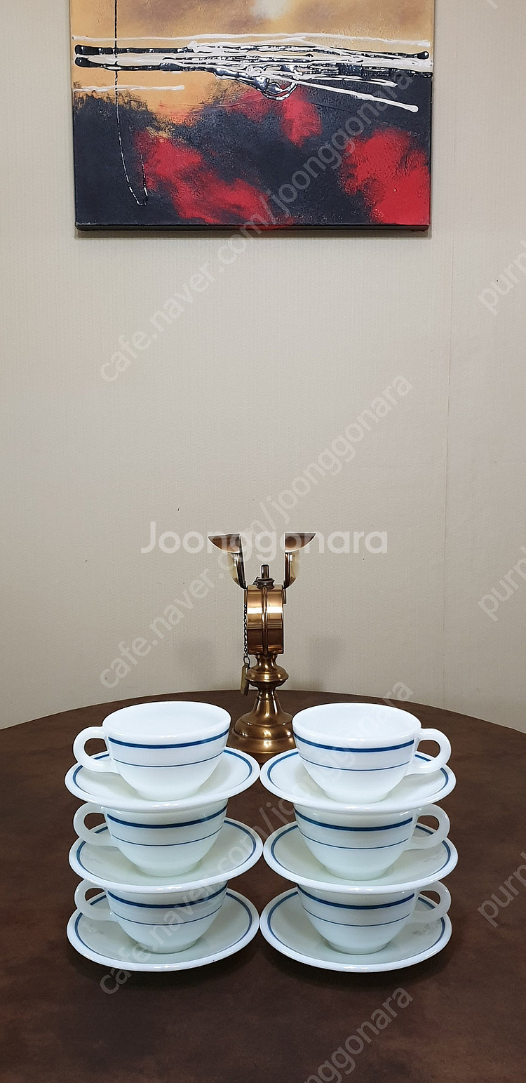 빈티지 파이렉스 찻잔세트종류 분양--1