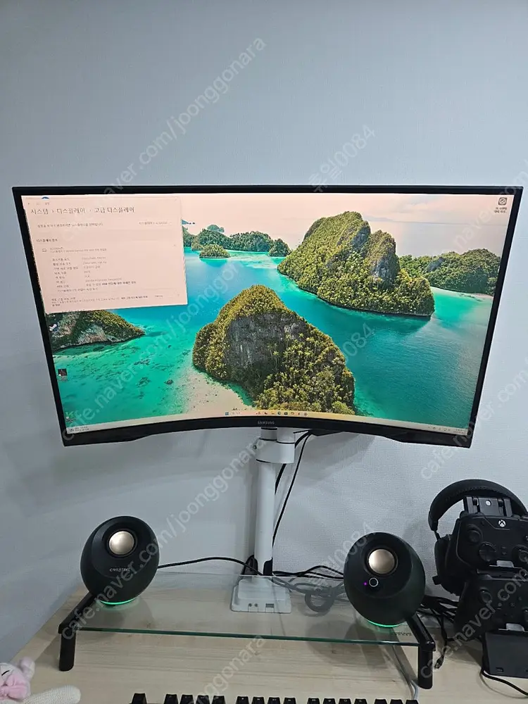 삼성전자 오디세이 5G 게이밍 커브드 모니터 WQHD 32인치 이미지