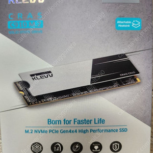 KLEVV CRAS C910 M.2 2테라 Nvme