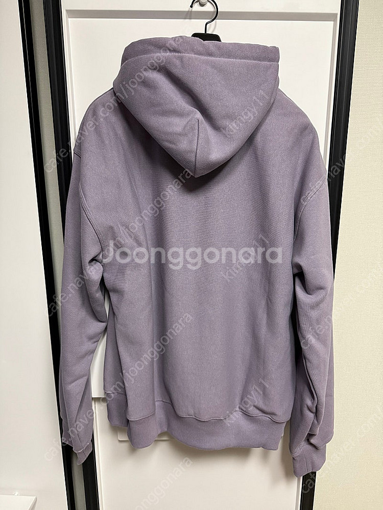 [L] 스투시 스탁 로고 후디 마브 MAUVE--1