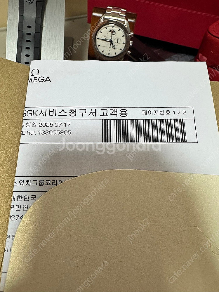 오메가 스피드마스터 브로드애로우 문페이즈 3575.20--5