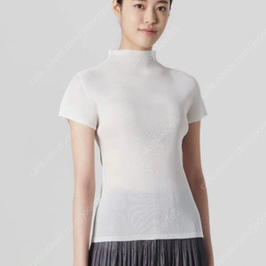 플리츠플리즈 미스트 반목탑 화이트 국내백화점 제품