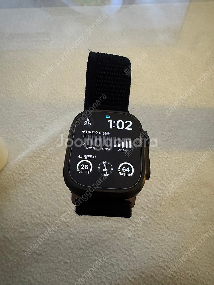 애플워치 울트라2 블랙 49mm 셀룰러 + 애케플 판매--0