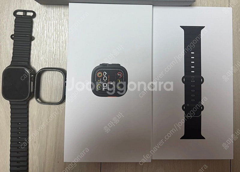 애플워치 울트라2 블랙 49mm 셀룰러 + 애케플 판매--1