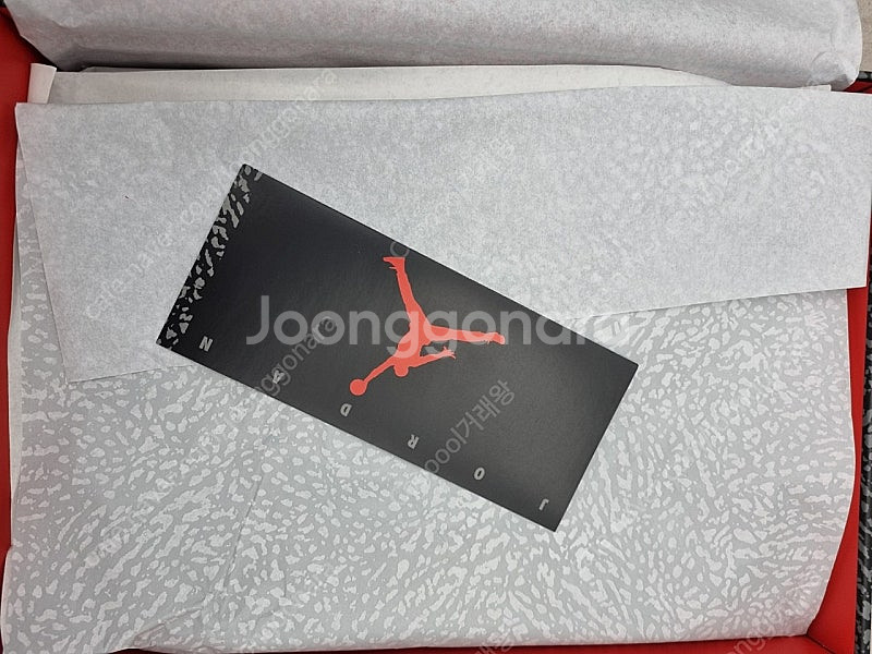 2024에어조던3 블랙시멘트 270mm 미시착 새제품--4