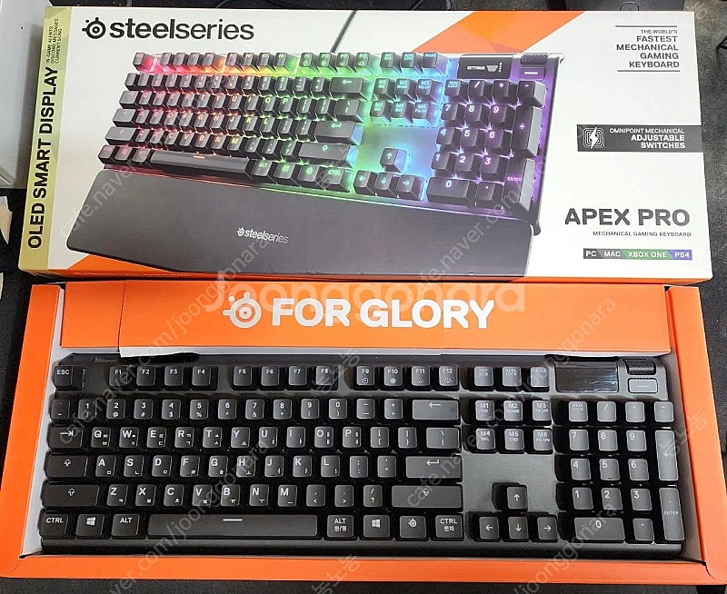 스틸시리즈 apex pro 풀배열 판매합니다.--0
