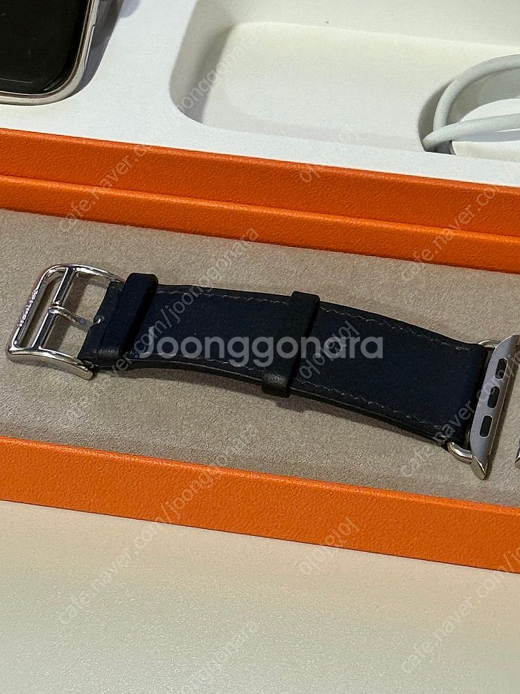 애플워치 에르메스 8 실버 45mm 풀박스--8
