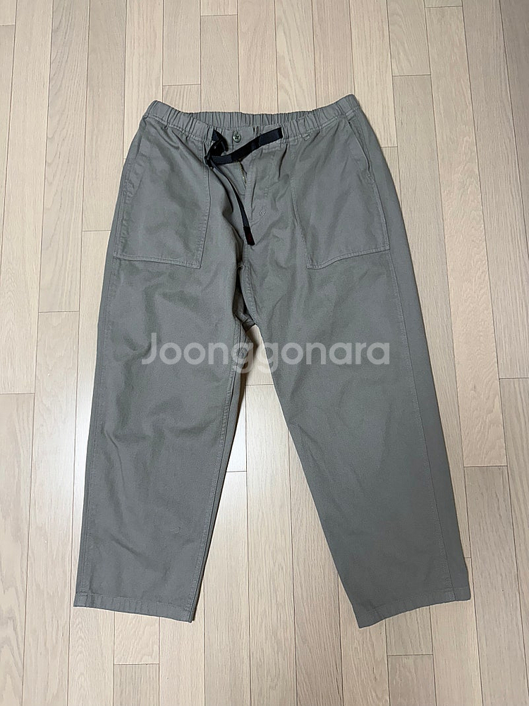 그라미치 루즈테이퍼드 팬츠 Khaki Grey L 사이...--2