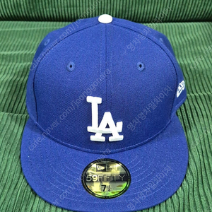 714 (57.7cm) MLB 어센틱 LA 다저스 피티드캡 게임 다크 로얄