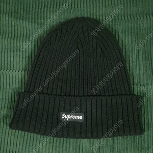 슈프림 오버다이드 비니 블랙 Supreme Overdyed Beanie Black