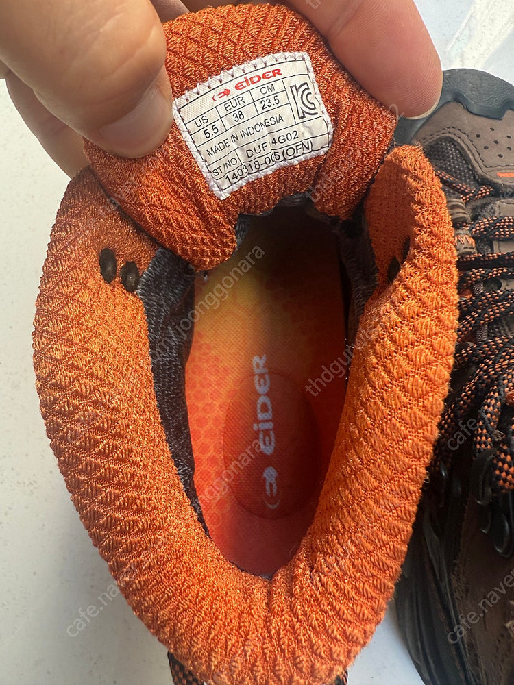 아이더 등산 트레킹 등산화 235mm 1회착용--3