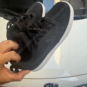 나이키 검정색 운동화 신발 225mm