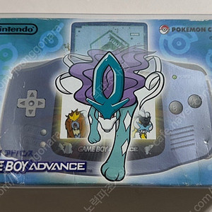 gba 게임보이 어드밴스 스이쿤 블루 포켓몬 에디션