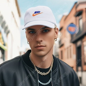 NIKE 나이키 헤리티지86 희귀컬러 형광 오렌지/블루 써머 트로피칼 볼캡 모자