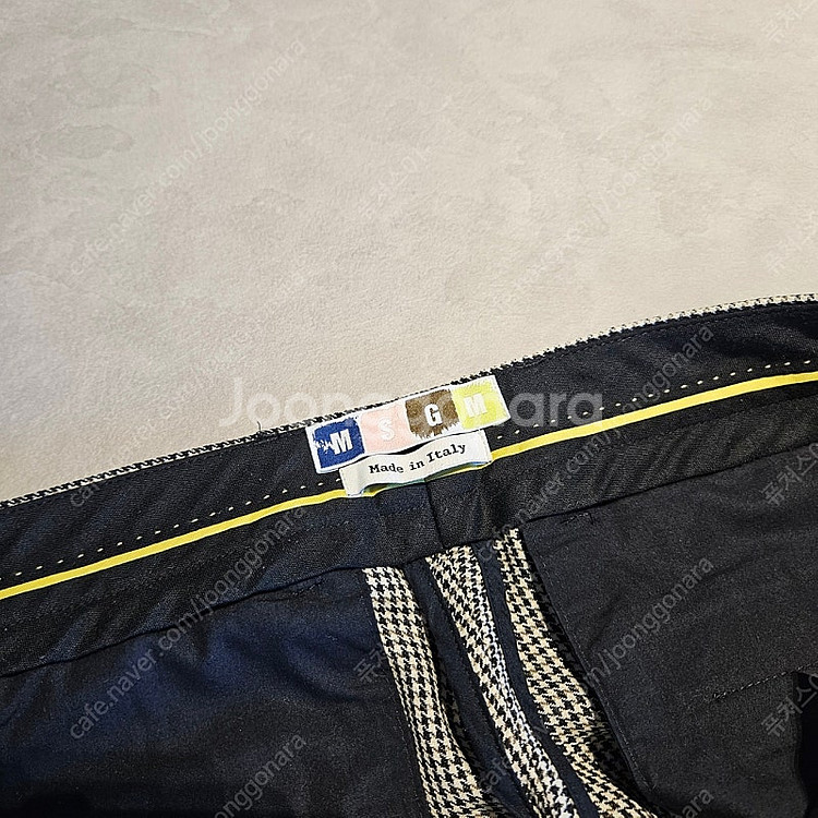 MSGM 체크패턴 바지 48사이즈--2