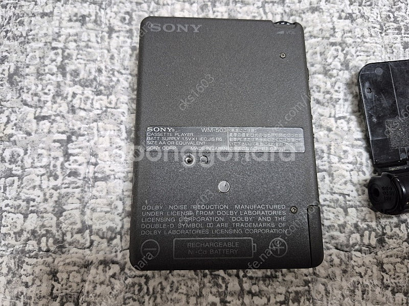 SONY 워크맨 WM503 DARK GREY 색상 정크...--5