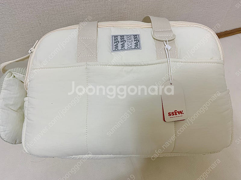 SSFW New Maron Bag - 크림 에썹 강아지...--0