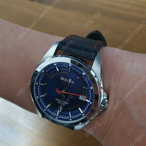 (추가인하) 부로바 프리시저니스트 고정밀 쿼츠(UHF) 청판 블루 다이얼 레드 빨강 초침 메탈시계 판매합니다. (Bulova precisionist)