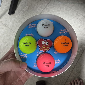 볼빅 비비드 골프공 4구 선물세트