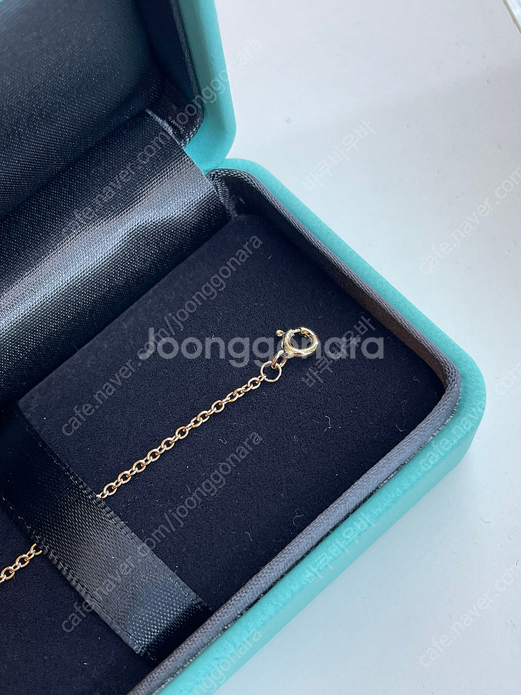 티파니 스마일다이아몬드 팔찌 미디움 18k 로즈골드--2